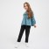 Pants for girls, black color, height 104 cm