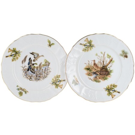Dessert plate bernadotte, decor "Hunting Stories", 19 cm-3