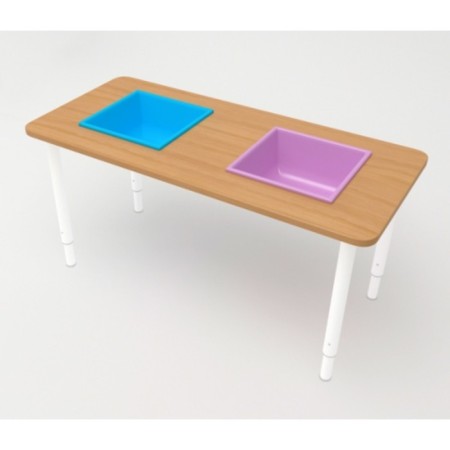 The table growing for sand and water on a metal frame, BUSK BAY BAY, CHIC CHOOKS - MIX