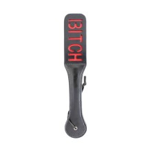 Shlyopalka, BDSM accessory of the oka-chpoki Bitch, 38 x 5 cm, PVC, black