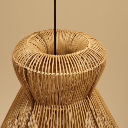 Lamp ceiling from the rattan "Hart" 1x120W, E27, 40x40x50 cm-3