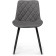 Stol on a metal frame Baoine used metal/velor, black/gray 50x55x83 cm