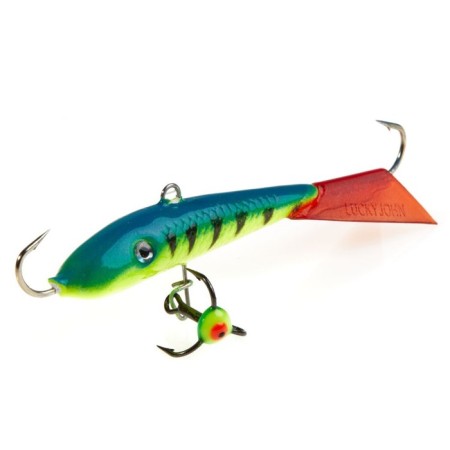 Balancir Lucky John Fin 5 + tee, 7 cm, color 36rt blister-3