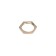 Rethagayka Zein, 1/2 ", internal carving, brass