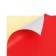 A4 paper, 100 sheets, 80 g/m2, self -adhesive, fluorescent, red