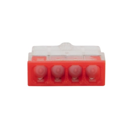 Express-circuit with paste Rexant QMC 2273-244, 4-wire 0.5-2.5 mm², transparent, blister (5 pcs/units-2