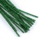 Wire with pile for crafts “Shine”, set 50 pcs, size 1 pc: 30 × 0.6 cm, green color