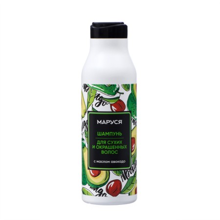 Marussia gift set for dry hair "Avocado": shampoo 400 ml + balm 400 ml-1