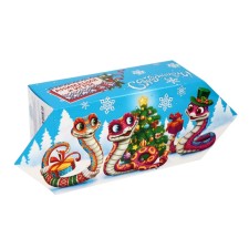 New Year. Gift set of sweets 