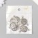 Decor for creativity Metal "Pocket watch" silver 2.9x2.2 cm
