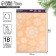 Window sticker "Patterned snowflakes", reusable, 33 x 50 cm, New Year