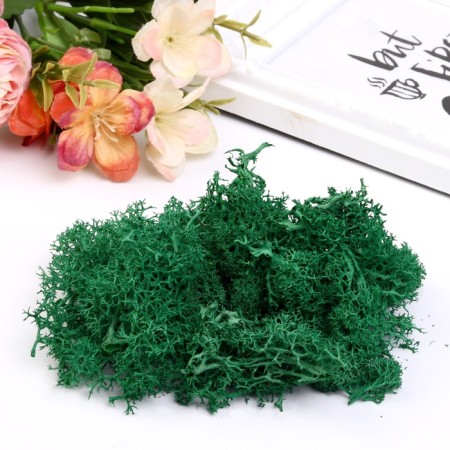 Artificial moss "dark green" 10 g-1