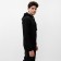 Men's sweatshirt with a hood Mist Men’s Casual Size 54, black
