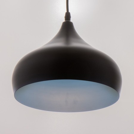 Suspension Bayerlux "Dome Duo" E27 Black-blue 24x24x18-118cm-2