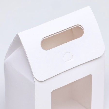 Box with a window, white, 20 x 14 x 8 cm-4