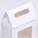 Box with a window, white, 20 x 14 x 8 cm
