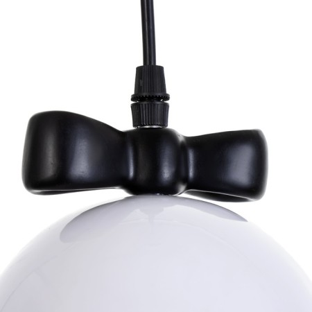 Lamp "Mickey" E27 40W Black White 23x23x19-119cm Bayerlux-5