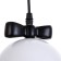 Lamp "Mickey" E27 40W Black White 23x23x19-119cm Bayerlux