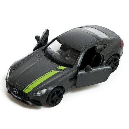 Metallic machine Mercedes-amg gt s, 1:32, inertia, matte gray gray color-3