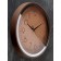 Watch wall interior "sparkles", smooth move, D-35 cm, gold