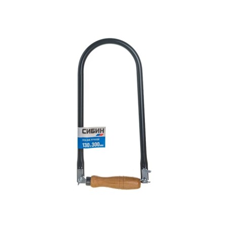Lobzik manual Sibin 15301-25, wooden handle, 130x300 mm, without canvas