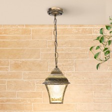 APUS h lamp, 40 watts, e27, color black gold, IP33