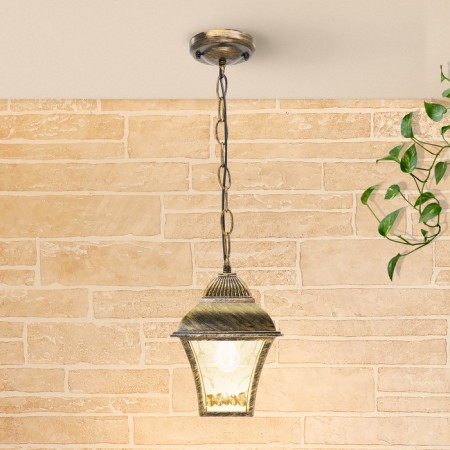 APUS h lamp, 40 watts, e27, color black gold, IP33