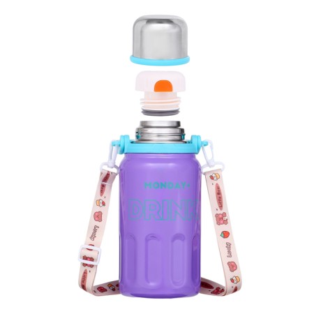 Thermos, 1 l, Coffee Cup, retains heat 10 hours, purple-1