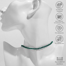 Skoker Shar No. 3 faceted “malachite”, 38 cm + 5 cm extension cord
