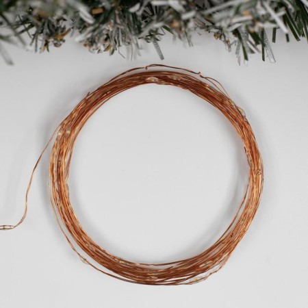 Garland "thread" 5 m Rosa, IP20, copper thread, 50 LED, white glow, 2 modes, AAH3-1