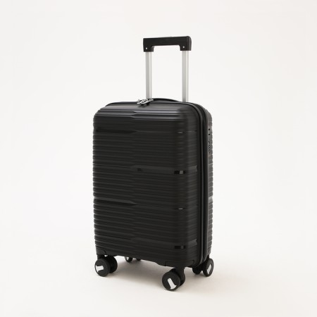 Small suitcase 20 ", lightning department, code castle, 4 wheels, black color