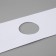 Curtain tape with holes for eyelets, d = 5 cm, 10 cm, 50 ± 1 m, white color
