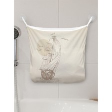 Organizer in a bathtub on the suction cups “Speeds of a ship at sea”, for storing toys and trifles, size 33x39 cm