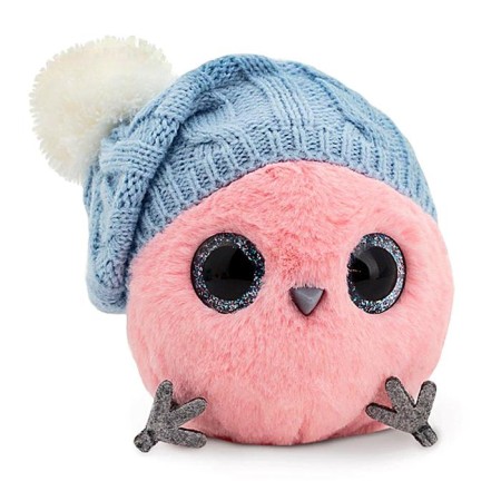 Soft toy "someone in a hat with pompons", 13 cm, color mix-1