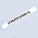 Carnival set of "Super Lowering" 2 items: silver tape, rim