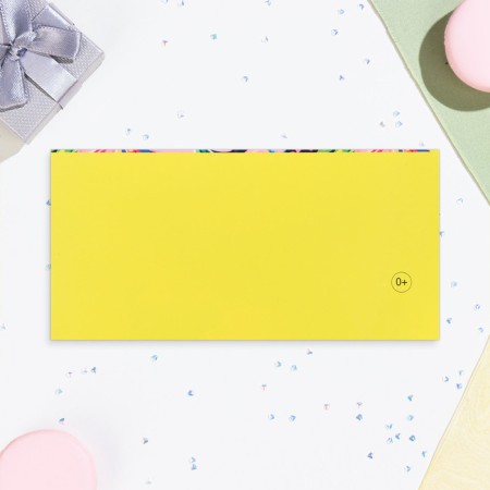Money envelope "Universal" bright flowers, 16.5 x 8 cm-2