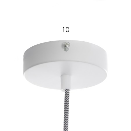 Lamp "Nensi" G9 White 12.5x12.5x18.5-168 cm-4
