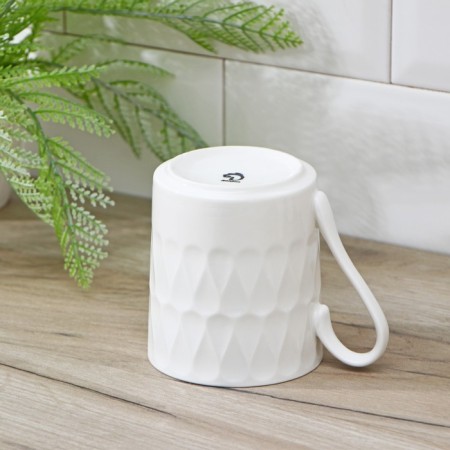 Porcelain shade mug "Estete. Gerda ", 350 ml, white color-2