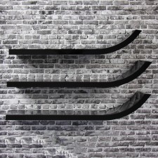 A set of wall shelves 