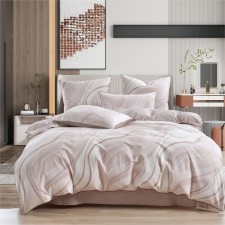 Sofi de Marko Laurain Bed Lowworm Duet, size 230x250 cm, 160x220 cm - 2 pcs, 50x70 cm - 2 pcs, 70x70 cm - 2 pcs, beige color