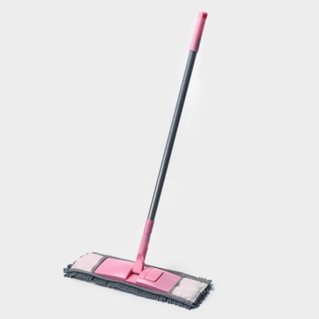 Swal to wash the floor flat with the telescopic handle Raccoon "Bukla", 41 × 12 × 90 (120) cm, microfiber