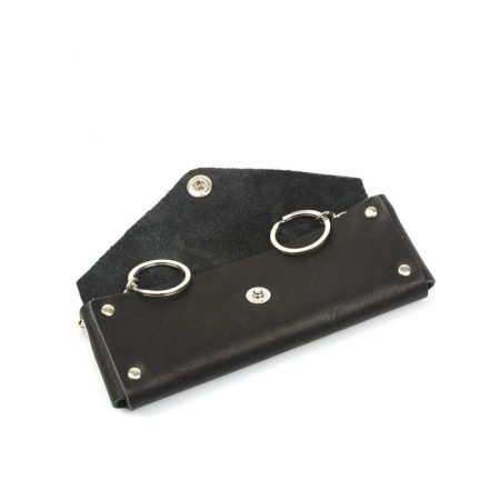 Key, length 14 cm, button, black color-1