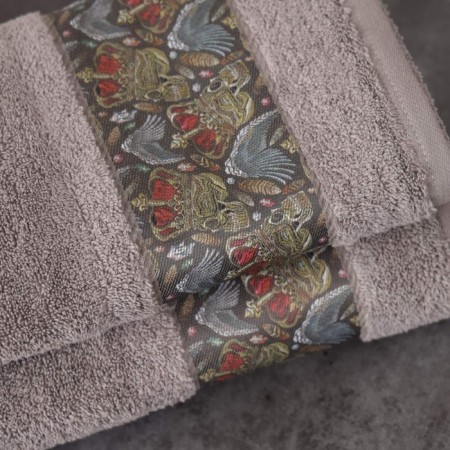 Terry towel Sofi de Marko Hamlet, 550 g, size 70x140 cm, coffee color-2