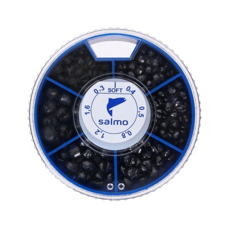Sinker Salmo fraction Soft, set No. 3, 6 sections, 0.3-1.6 g, 100 g