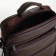 Male bag on lightning, long belt, brown color
