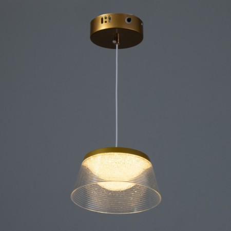 Bayerlux lamp "Dzeta" LED 24W 3000-6000K gold 18.5x18.5x9 cm-1