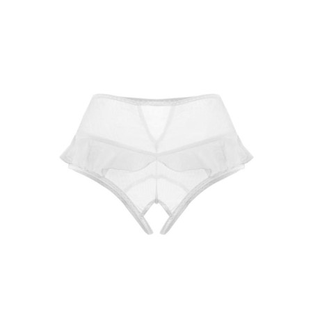 Erotic panties with high planting Erolata Lana, white color, size 46-48-6