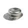 Kitchen sink "Vladiks", cut, with a siphon, 57x45 cm, left, stainless steel 0.6 mm