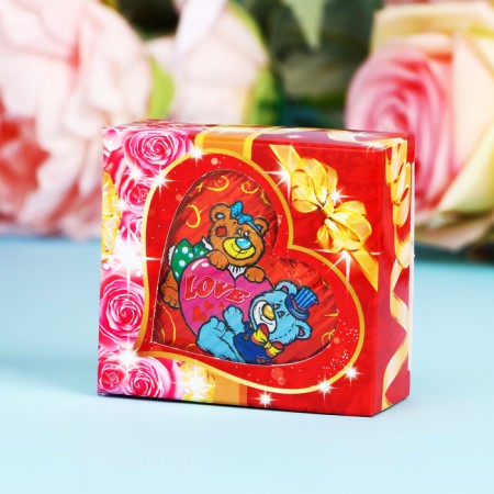 Confectionery "Heart" in a gift package with a window, 40 g-2