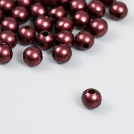 A set of plastic beads "Astra", 10 mm, 25 g, brown
